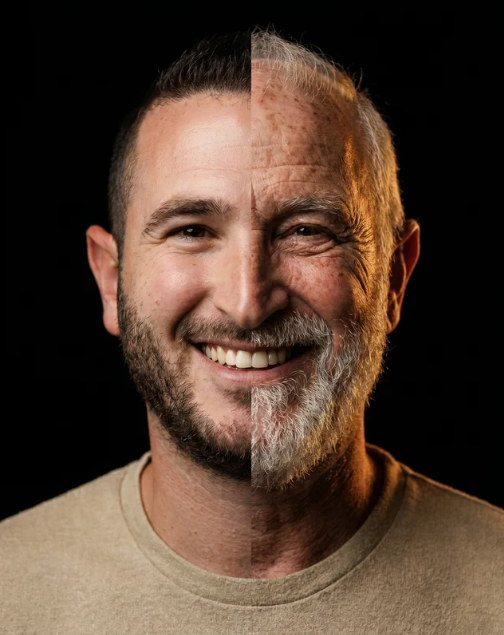 דוגמה — פורטרט מפוצל הווה ועתיד